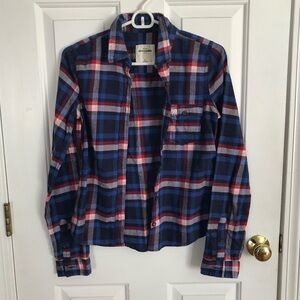Colorful Abercrombie & Fitch Plaid Flannel